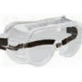 115 Clear Perforated Safety Goggles w/ Vinyl Frame